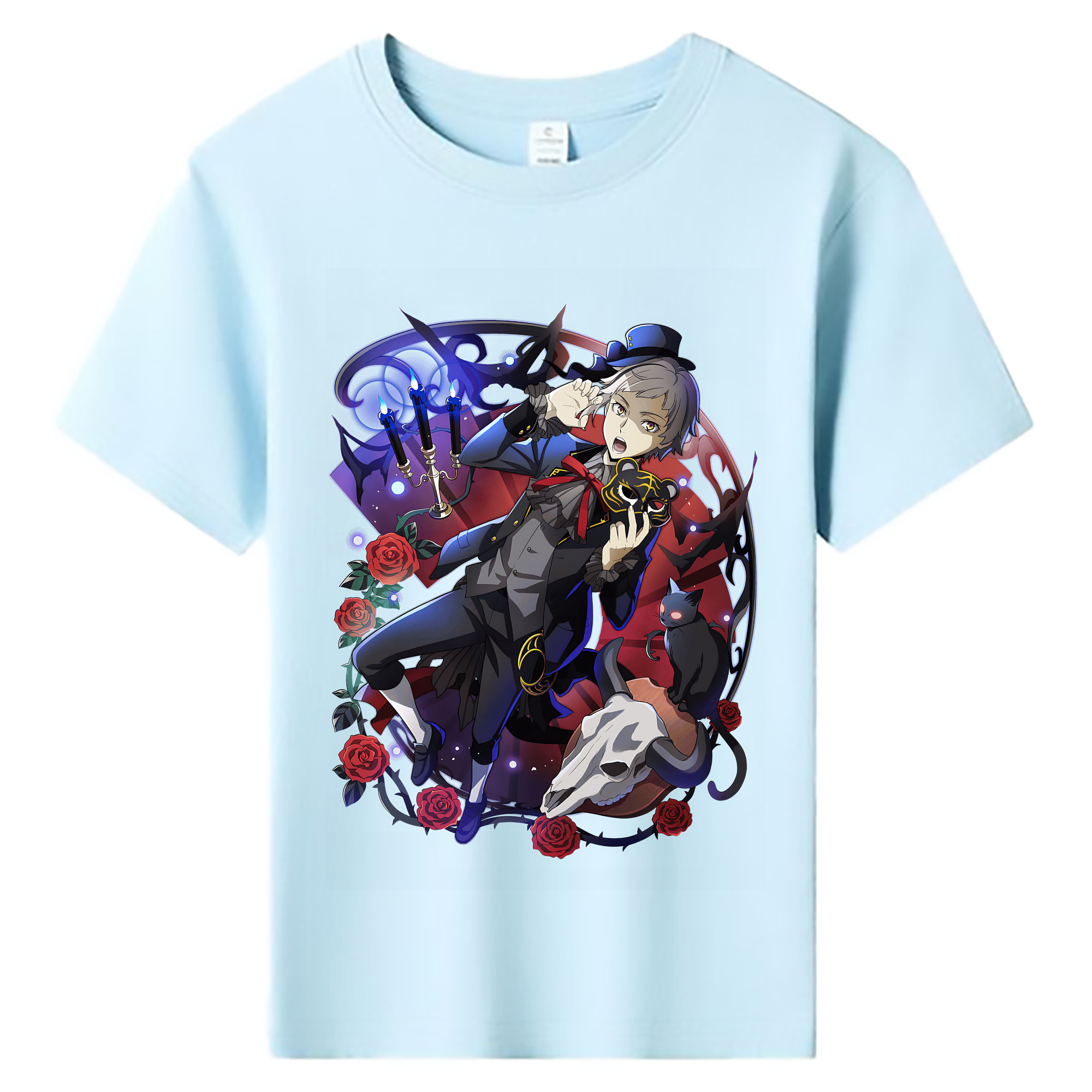 （画像用） 文豪ストレイドッグス Bungo Stray Dogs 綿100％キッズTシャツ（フロントプリント）